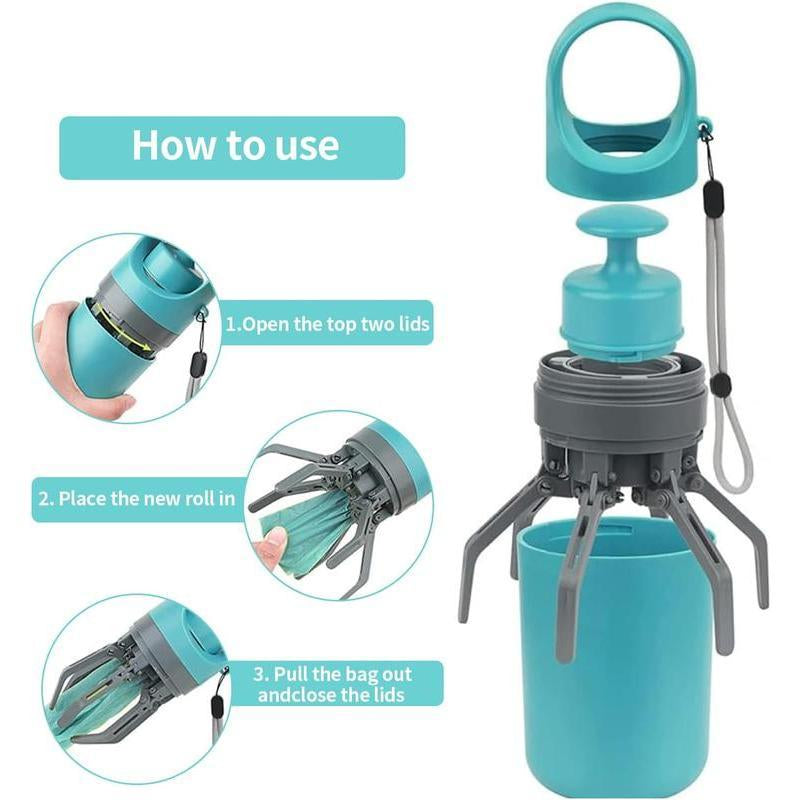 Dog Pooper Scooper,Portable Pet Poop Scooper,Portable No Touch Poop Scooper,Outdoor Dog Poop Scooper, Pet Supplies,Durable & Lightweight for Outdoor Use, without Battery, Dog Poop Scooper, Outdoor Pet Waste, Efficient Waste Picking, Pet Waste Removal