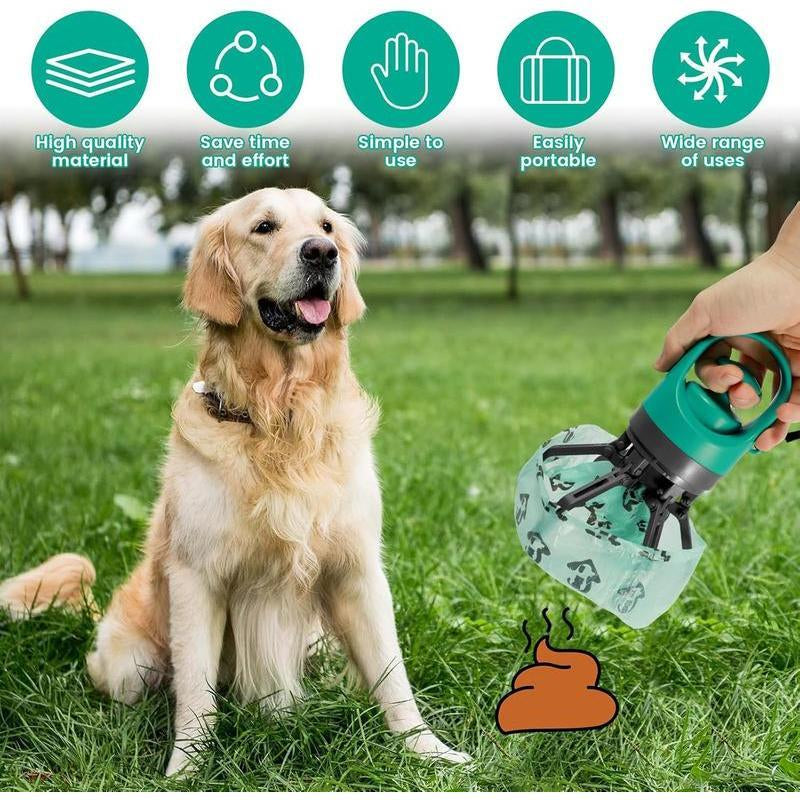 Dog Pooper Scooper,Portable Pet Poop Scooper,Portable No Touch Poop Scooper,Outdoor Dog Poop Scooper, Pet Supplies,Durable & Lightweight for Outdoor Use, without Battery, Dog Poop Scooper, Outdoor Pet Waste, Efficient Waste Picking, Pet Waste Removal