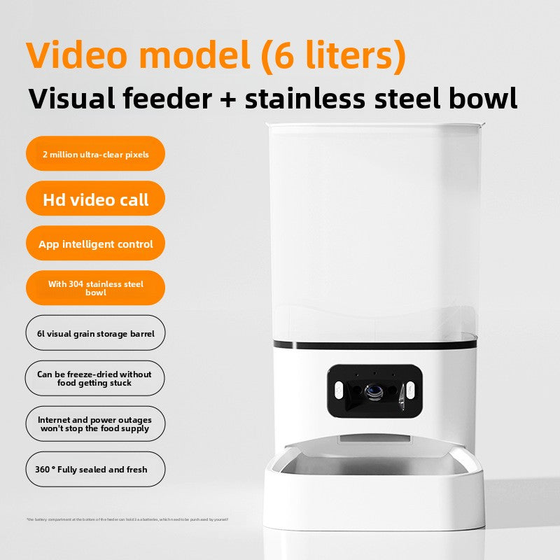 Pet Intelligent Visible Feeding Device